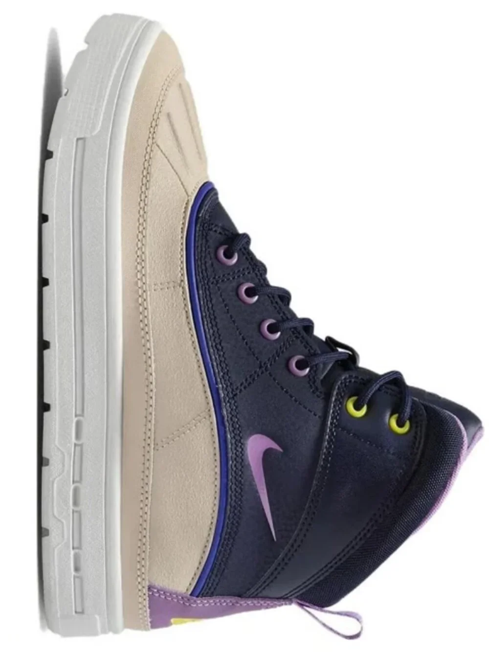 Nike Woodside 2 High ACG GS Sanddrift Obsidian Boots Size 5Y, 5M. 6.5W